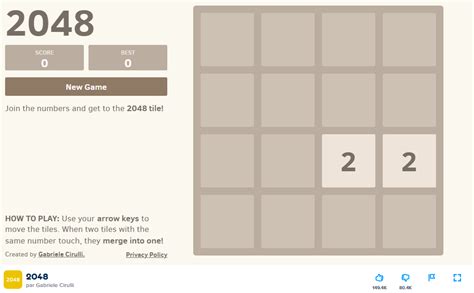 2048 poki|2048 but du jeu.